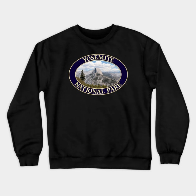 Half Dome at Yosemite National Park, California Crewneck Sweatshirt by GentleSeas